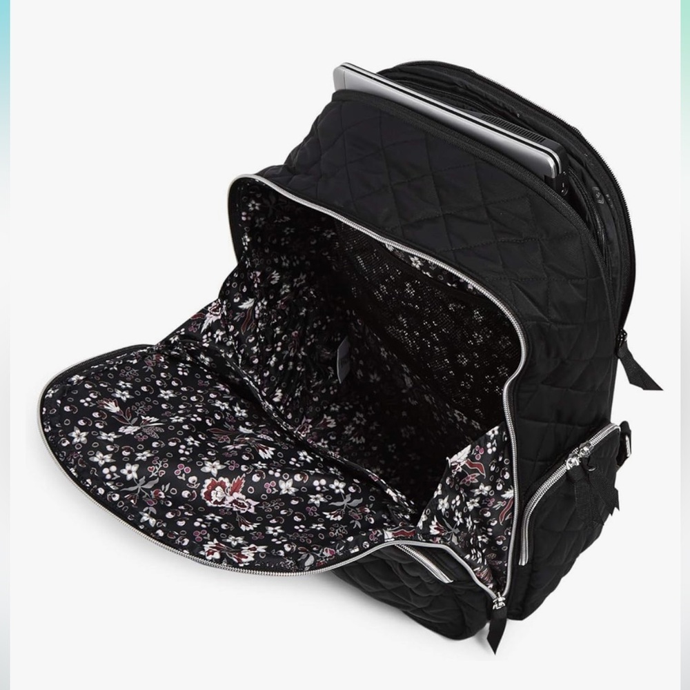 Vera Bradley Black Commuter Backpack - image 3